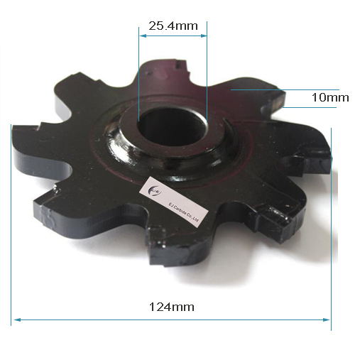 Tungsten carbide tips blade for road slotting machine