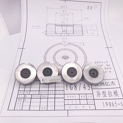 Tungsten carbide profile dies, cemented carbide profile dies