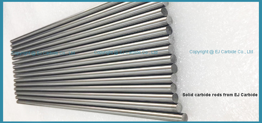Solid cemented carbide rods