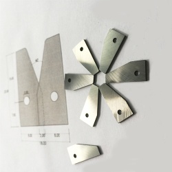 Customized tungsten carbide inserts for knife sharpener