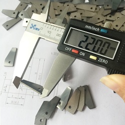 Customized tungsten carbide inserts for knife sharpener